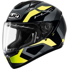 HJC 헬멧 오토바이헬멧 풀 페이스 C10 Tin HJH233 옐로우, XL (60–61 cm)
