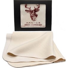 안경 클리닝 천 내추럴 샤모아 가죽 카메라 렌즈 ， 프리미엄 ，안전하고 효과적인 스크린 - 스크래치 없이 재사용 가능하고 부드러운 대형-12 x12, Large-12”x12”