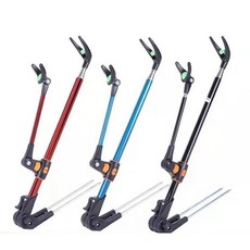 FISHHUNTER 피셔맨 낚싯대 거치대 받침틀 노지 받침대, 블랙