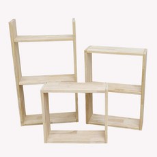 데코라 원목선반 우드 1단 2단 3단 정리 스탠드 원목 선반장, 원목선반 2단(높이600), 800x350