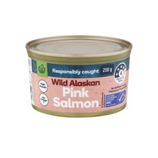 울월스 핑크 살몬 알래스카 연어 통조림 Woolworths Pink Salmon, 1개, 210g