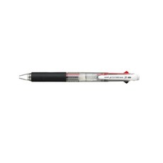 유니 제트스트림 3색 볼펜 0.7mm SXE3-400-07, 투명, 1개