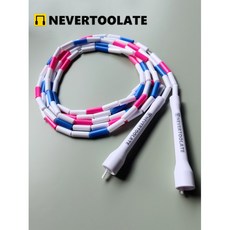 NEVERTOOLATE JR013P 2 9미터(구슬 길이 75M) 하드 비즈 건너뛰기, CC PEbeads mCo 1