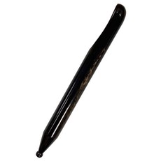牛角刮痧美容點穴棒 臉部刮痧工具 經絡按摩器, 黑色, 1個