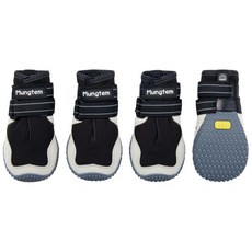 멍템 강아지 신발, 그레이, 1개