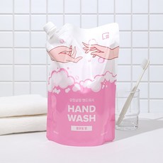 살림살림 플로럴 핸드워시 리필 1L+공병, 1개, 1L