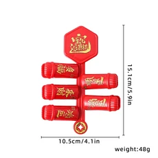5개입 식품 봉투 클립 플라스틱 재사용 신선도 유지 클램프 주방 자석 홀더 가정 및, 01 레드
