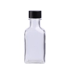 가인글로벌 위스키납작100AA(S) 유리병 와인캡 블랙, 1개, 100ml