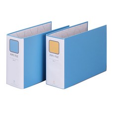 문화 2공 파이프 바인더 가로형 폭10cm 홀간격7cm B875-7A 대용량 화일, 1개
