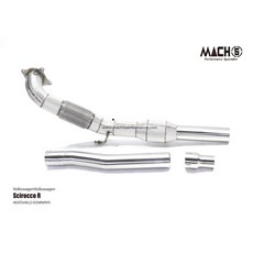 迪歐星車業 MACH5 高流量直通當派 200鉬 VW Scirocco R 2.0T, 1個, 直通當派