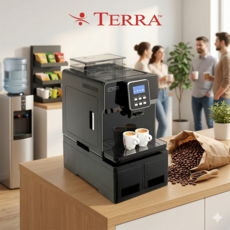 [TERRA] 테라 TE-201U. 사무실 가정에도 적합한 전자동 커피머신, 택배배송(물통형), 201U