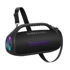 Tronsmart 藍牙喇叭 90W 重低音 IPX6 防水 26小時 紐約設計獎金獎, 黑色, Bang 2