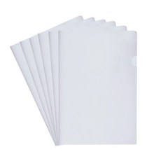 宏美 E310 L型文件夾 A4 透明文件夾 輕巧耐用, 1個, 透明 12入/包