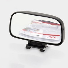 자동차세컨드미러 자동차 보조 사이드 미러 거울, 블랙