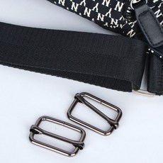 가방끈 부자재 끈조절 클립 흑니켈 32mm 2P