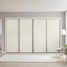 보루네오 패브릭 슬라이딩 붙박이장 30cm