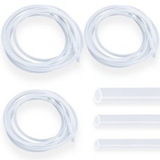 9m 투명 호스 키트 ID 4mm 5mm 6mm 길이 각 3m 유연한 가솔린 호스 물 호스 가솔린 호스 가정용 유지 보수용 물 기름 이송 수족관 용, 1개