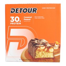 Detour 乳清蛋白棒焦糖花生, 1個, 1020克