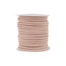 韓國絨皮繩 絨皮繩 麂皮繩 緞帶 麂絨繩 皮繩 絨繩 項鍊 吊飾項鍊手鍊 麂皮線 綁繩 皮線 花束包裝 禮品包裝 博美, 6-02705 50碼 奶昔色, 1個