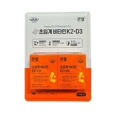 콴첼 초임계 비타민 K2+D3, 2개, 30정