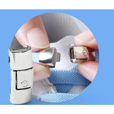 원터치 신발끈 클립 고무 탄력 고정 클립 무매듭 정리 고정 버클 매듭없는 안풀리는 운동화