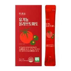 한포유 올토샷 유기농 엑스트라버진 올리브오일 토마토, 1박스, 280g