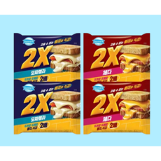 동원덴마크 투엑스 2X 치즈192g(8매입) 모짜렐라2개 체다치즈2개, 24g, 1