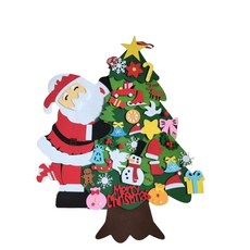 DIY兒童聖誕樹 創意黏貼裝飾 益智玩具 親子互動 聖誕節禮物, 聖誕樹B款 專利款可隨意貼,, 1個