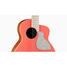 烏克時代 Anuenue MC面單板彩色旅行吉他，五款配色可選，兒童音樂啟蒙玩具, MC10-LC珊瑚橘, 1個