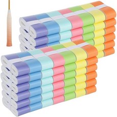 테니스 소모품 라켓 그립 교체 테이프 84 PCS 오버그립 7 그라디언트 컬러 배드민턴 벌크 소프트 피클볼 라켓용 미끄럼 방지 흡수 자전거 핸들바 낚싯대, 테니스 소모품 라켓 그립 교체 테이프 84 PCS 오버