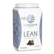 Sunwarrior Lean素食蛋白奶昔粉 巧克力口味, 1個, 720g