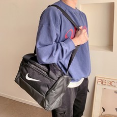 나이키 더블백 가방 크로스백 헬스 운동 여행 등산 25L 41L 60L + 브리니코 양말, 1개, 블랙