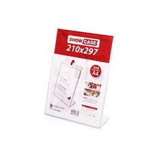 (297x210mm 가로)A4 L자 단면 POP 꽂이/스탠드/쇼케이스/아크릴/표지판/홍보판/가격표/홍보/행사/아크릴판, (297x210mm 가로)A4 L자 단면 POP 꽂이/