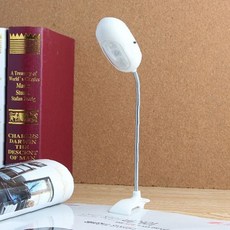 조명 LED 독서 와이어 북 스탠드 책상 클립 침대 보조등 3구 독서 집게형, 상세페이지 참조