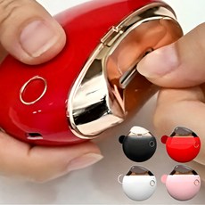 진볼리 신형 업그레이드 자동 손톱 발톱 깎이 KC인증 안전 설계 가족 모두를 위한 스마트 케어, 1개, 토트블랙