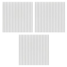 ARYKO 黏貼式丹麥牆板 3入, 白色