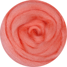 66S 붉은 색 시리즈 양모 섬유 바늘 Felting 젖은 Felting 양모 Felting 수제 회전 DIY 공예 재료, 12, 200g, 1개