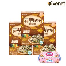 [아이배냇] 솔솔 뿌려먹는 레시피+물티슈 100매, 솔솔뿌려먹는 김자반 3개+물티슈100매, 32g, 3개