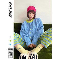 BLACK STORE 珊瑚絨家居服 撞色紐扣開衫
