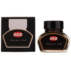 SKB INK-200 奧地利原裝鋼筆墨水 30ml (藍、黑), 1個, 黑色, 黑色