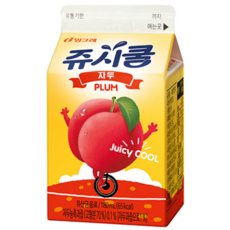 빙그레 쥬시쿨 자두, 40개, 180ml