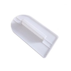 1 조각 작은 아이싱 퐁당 케이크 장식 설탕 공예 Sugarcraft 금형 플라스틱 매끄러운 폴리 셔 도구, WHITE, 1개