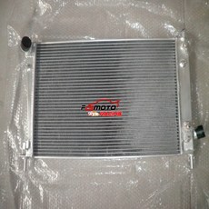 사브 9-5 2.0L/2.3L 16V 터보 AT 1997-2010 97 00 01용 올 알루미늄 라디에이터 + 팬 레이싱