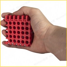 【XF】紅色理綫梳束綫梳理器網綫梳理器理綫器理綫排機櫃理綫開髮式模塊, 橫5孔*豎1 孔,紅色 9mm孔徑 矩陣排列用於567類網