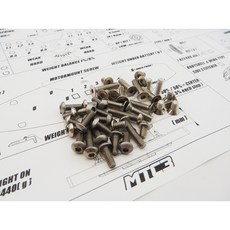 HIRO SEIKO 輕量化螺絲包 MUGEN SEIKI (MTC3), 1個, 全鈦合金