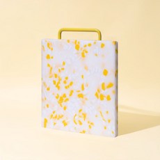 짐샌더슨 테라조 컬러 커팅보드 컬러도마 L, 블라썸옐로우, 1개