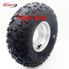 6 인치 림 38.5mm 14570-6 오프로드 휠 타이어 49cc 50cc 110cc 전기 atv 스쿠터 버기 카트 자전거 차량 부품에 적합, 하얀색, 01 하얀색