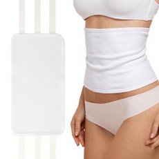 Kifmurase Castor Oil Pack Compress Wrap for Liver Detox White Soft Cotton Organic Stomach Reusab