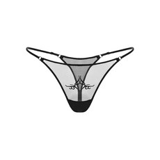 질요바 트라이벌 자수 모티프 텅 팬티