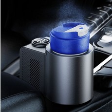 차량용컵 좌석 편리 용품 경차 수납 콘솔박스 없음 호환 받침대 스마트 봉투 차량문 4단멀티 사이드 벤츠, 냉온 컵 + 차량 충전 + 확장 스탠드 + 커피 컵